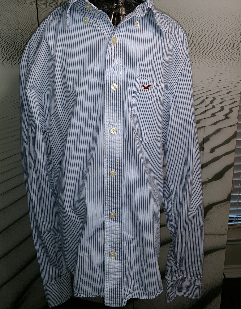 Hollister Stripped Button Down Shirt